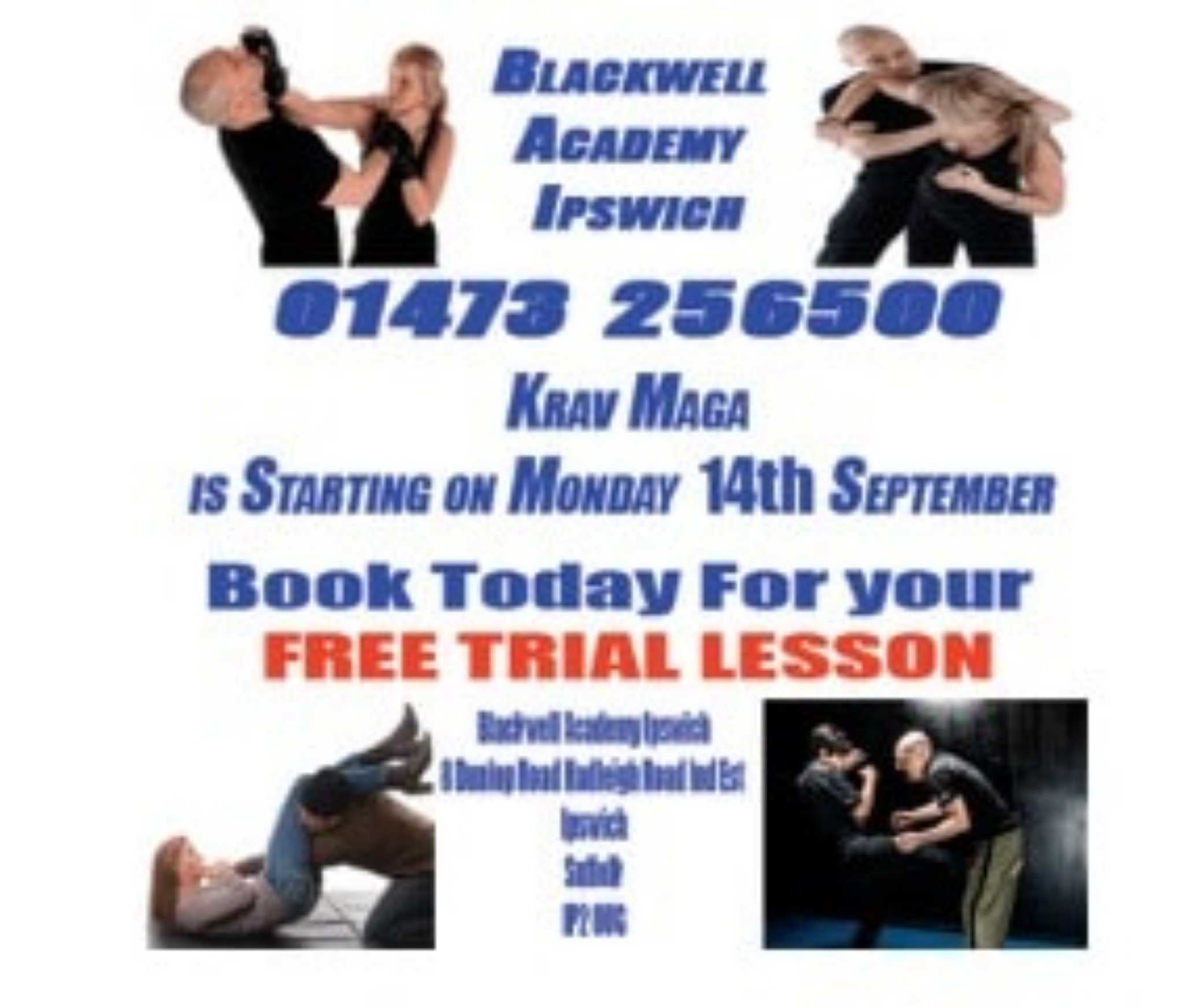 Krav Maga Starting on the 14th September