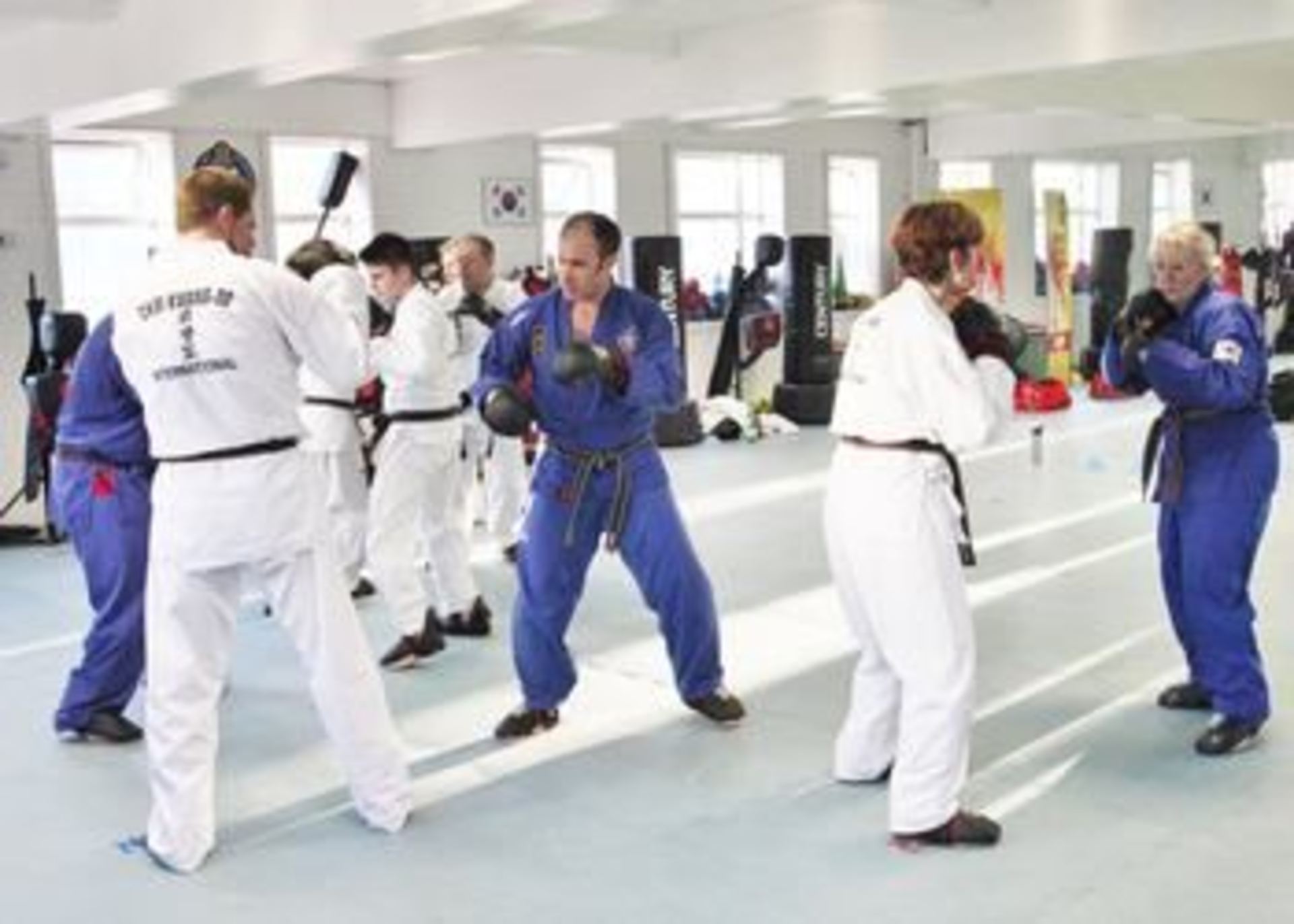 Adult Martial Arts and Self-Defence pad work